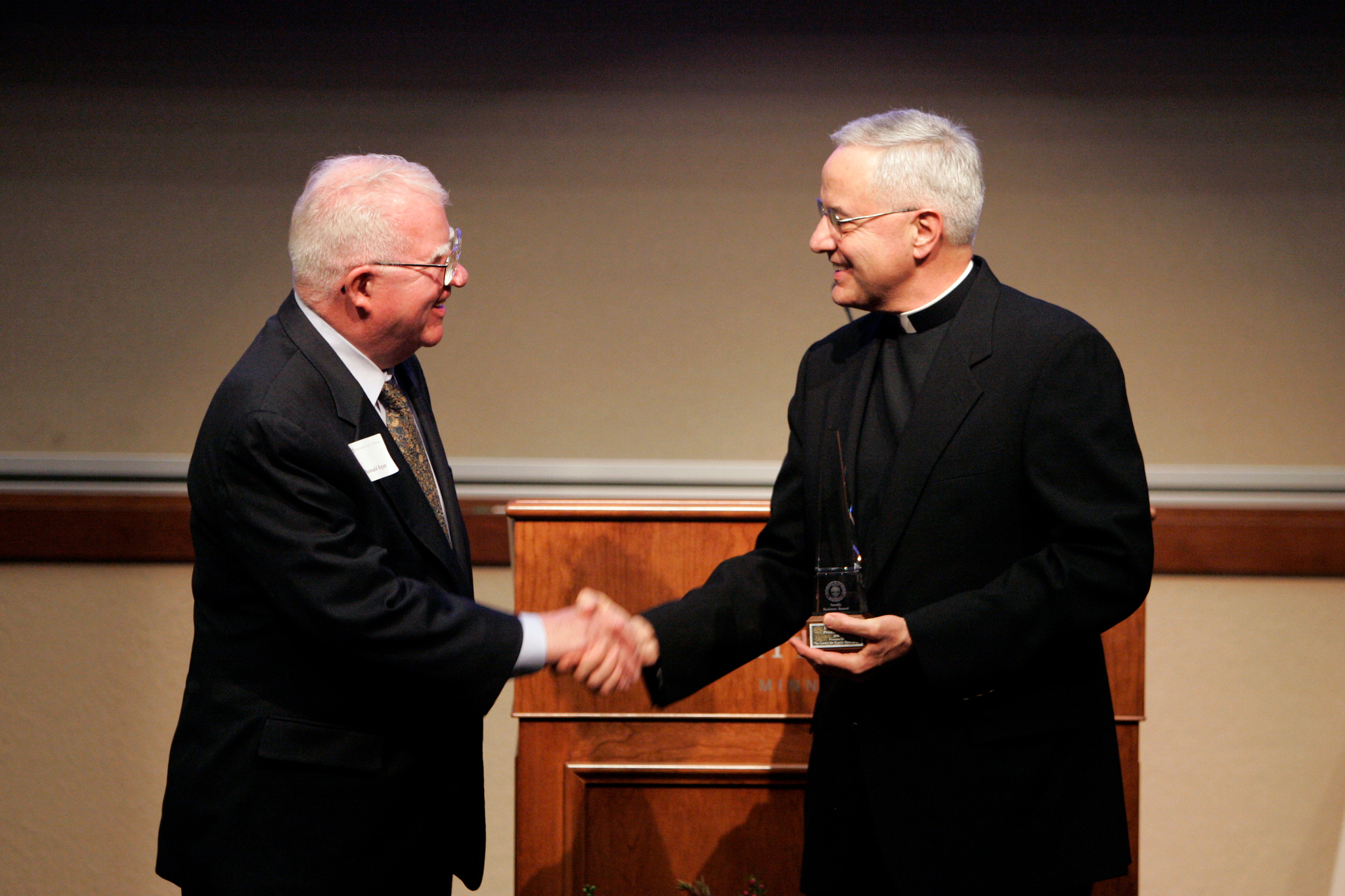 Don Regan and Fr. Dennis Dease