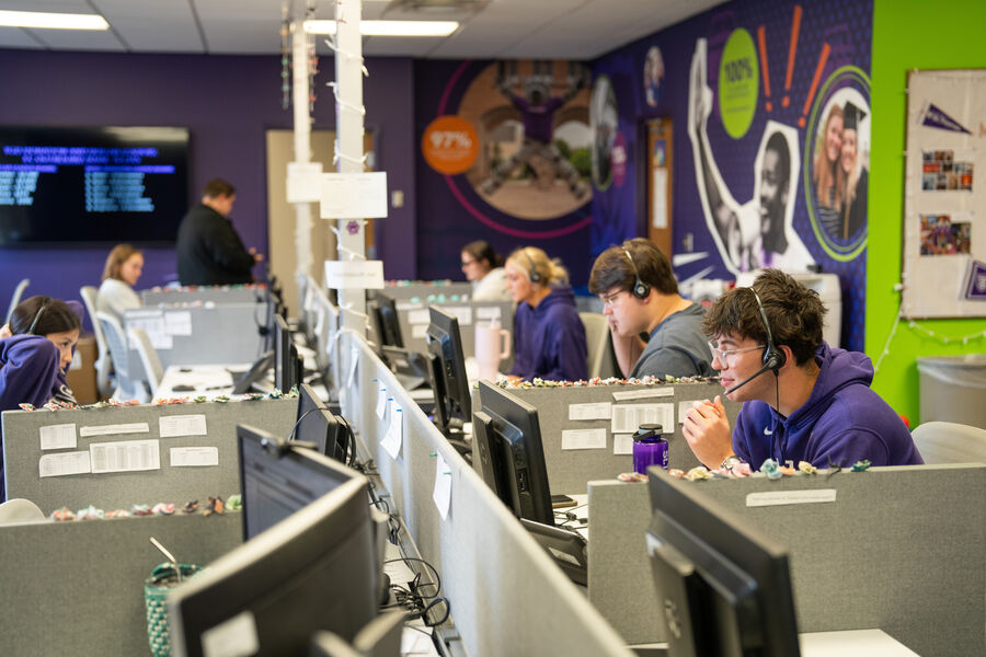 Engagement Center callers are calls on Tommie Give Day. 