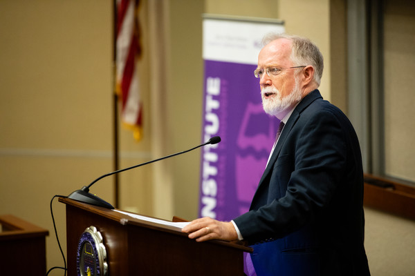 Dr. Michael Naughton speaks at the Building Institutions for the Common Good conference